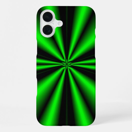 希望の緑の星 iPhoneケース (裏面)