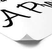 希望の胸がんピンクリボンのシンボル ポスター (角)