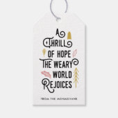 希望の興奮 ギフトタグ (正面)