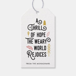 希望の興奮 ギフトタグ