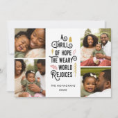 希望の興奮 |コラージュ写真 シーズンカード (正面)