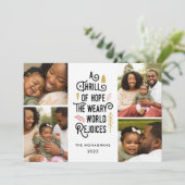 希望の興奮 |コラージュ写真 シーズンカード (スタンド正面)