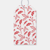 希望の興奮 |メリークリスマス |写真 |赤 ギフトタグ (裏面)