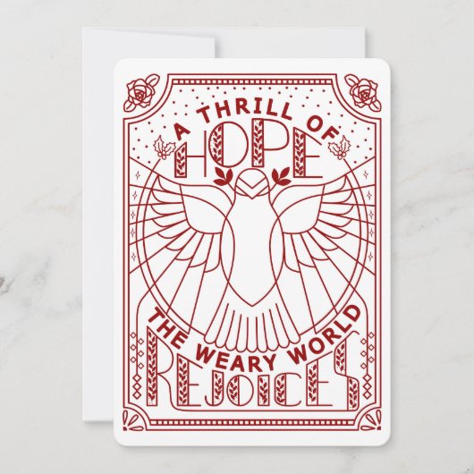 希望の興奮、疲れ果てた世界は喜ぶ シーズンカード (正面)