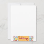 希望の興奮、疲れ果てた世界は喜ぶ シーズンカード (裏面)