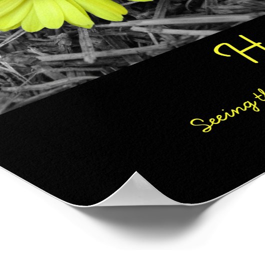 希望の花 ポスター (角)