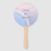 希望の虹 – パステル、ハンドファン ハンドファン (裏面)