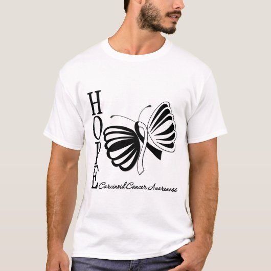 希望の蝶Carcinoid蟹座 Tシャツ (正面)