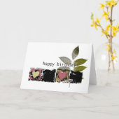 希望の言葉 カード (黄色い花)