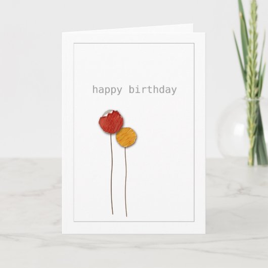 希望の言葉 カード (正面)