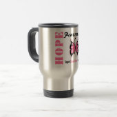 希望の認識度の蝶乳癌 トラベルマグ (正面左)