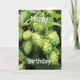 希望の誕生日の挨拶：野生のホップ カード