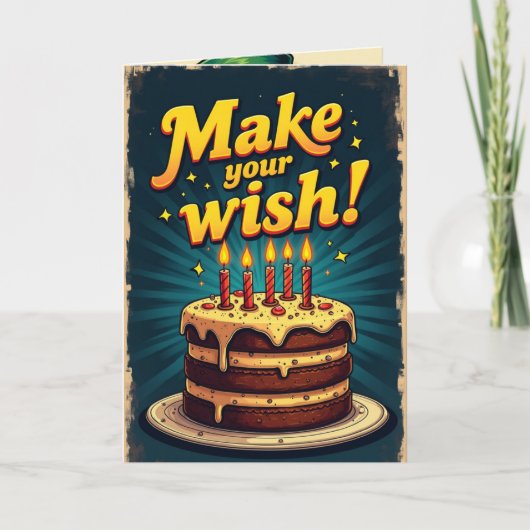 希望の誕生日カードを拒否！ カード (正面)