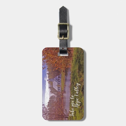 希望の谷| WCTHの荷物のラベルに私を連れて行って下さい ラゲッジタグ (正面縦)