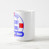 希望の軽い蟹座のコーナーのマグ コーヒーマグカップ (中央)