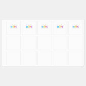 希望の選択 ラベル (シート)