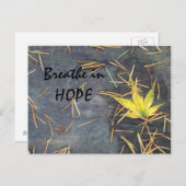 希望の郵便はがきを呼吸して下さい ポストカード (正面/裏面)