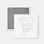 希望の鳥 マグネット (正面/裏面)