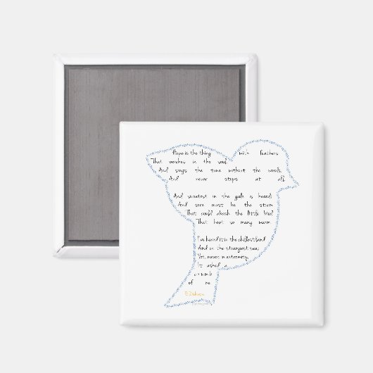 希望の鳥 マグネット (正面/裏面)