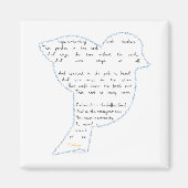 希望の鳥 マグネット (正面)