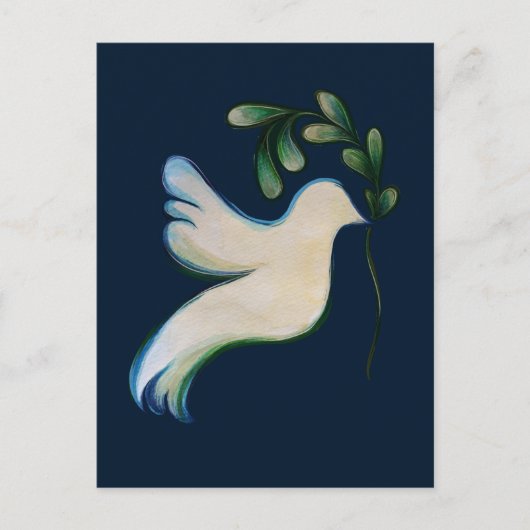 希望の鳩の地球の平和 ポストカード (正面)