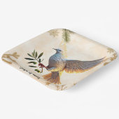 「希望の鳩」 ペーパープレート (傾斜あり)