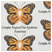 希望のCRPS/RSDの蝶 ファブリック (クローズアップ)