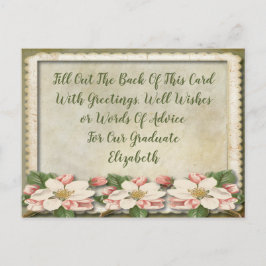 希望のGRADヴィンテージアドバイス卒業表 ポストカード