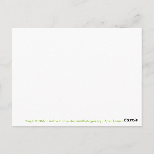 希望はがき ポストカード (裏面)