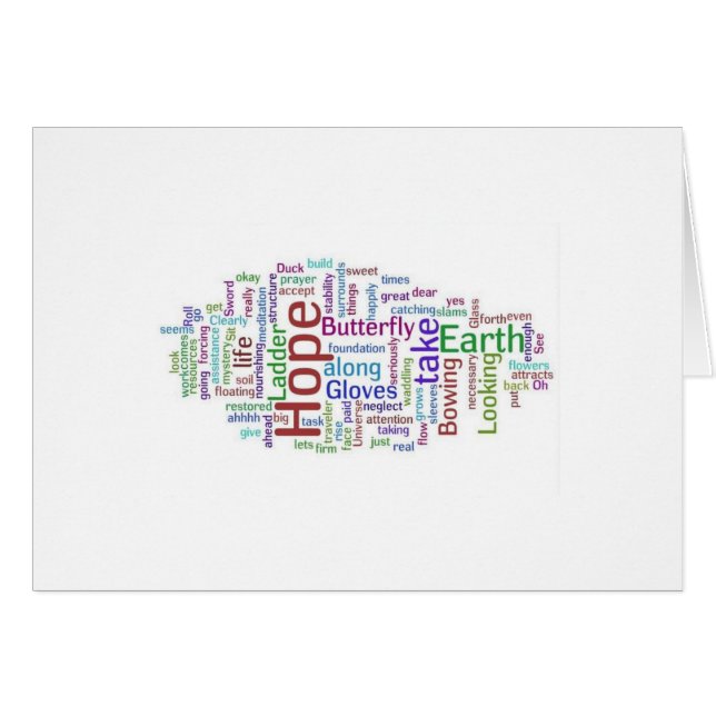 希望はカードを浮かべます (正面横)