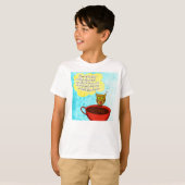 希望はコーヒー愛を浮かべます Tシャツ (正面フル)
