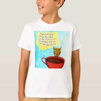 希望はコーヒー愛を浮かべます Tシャツ