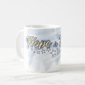希望はマグここにあります コーヒーマグカップ (正面左)