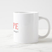 希望は作戦のマグではないです ジャンボコーヒーマグカップ (右)