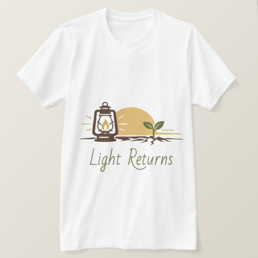希望は再び訪れる 引用 Tシャツ (デザイン正面)