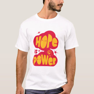 希望は力 インスピレーションを与えてくれるレトロTシャツ Tシャツ