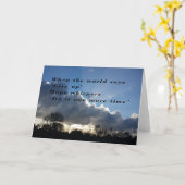 希望は勇気付けられるをささやきます カード (黄色い花)