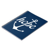 希望は固定します精神(ヘブライ6:19)を ノートブック (左側)