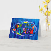 希望は夢を燃やす カード (黄色い花)