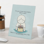 希望は希望と夢 台座サイン (インサイチュ)