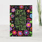 希望は恐怖よりも強い カード (正面)