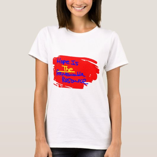 希望は新たなる力 Tシャツ (正面)