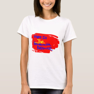 希望は新たな資源である Tシャツ