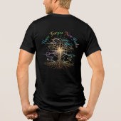 希望は新たな道を切り拓く トライブレンドＴシャツ (裏面)