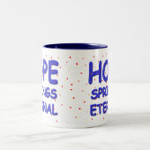 希望は永遠のマグはねます ツートーンマグカップ (中央)