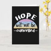 希望は決して与え起きない カード (黄色い花)