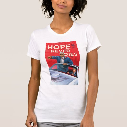 希望は決して死にません Tシャツ (正面)