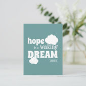 希望は目を覚ますときの夢 ポストカード (スタンド正面)