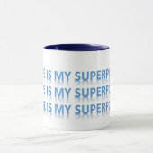 希望は私の超出力のコーヒー・マグです マグカップ (中央)