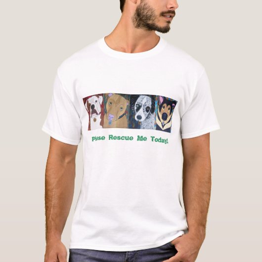 希望は私をTシャツ今日救助します Tシャツ (正面)